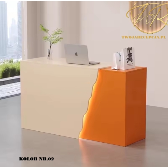 Lada recepcyjna Recepcja Fala 130cm
