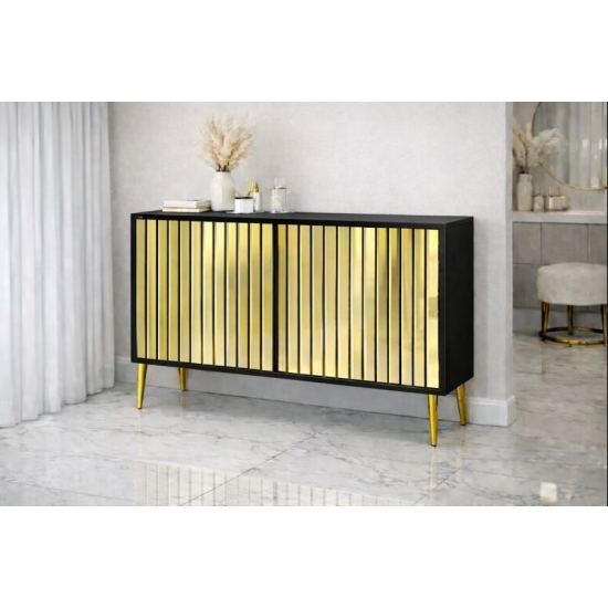 Komoda Glamour Stylowa Z lamelami