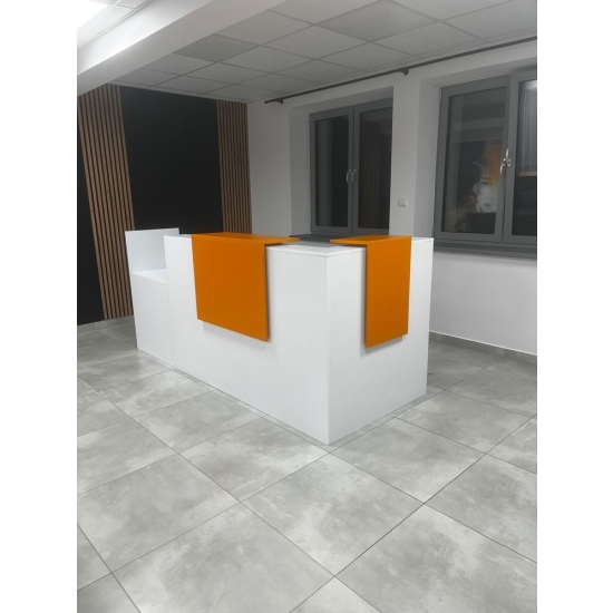 Lada Recepcyjna narożna "LOKO ORANGE"