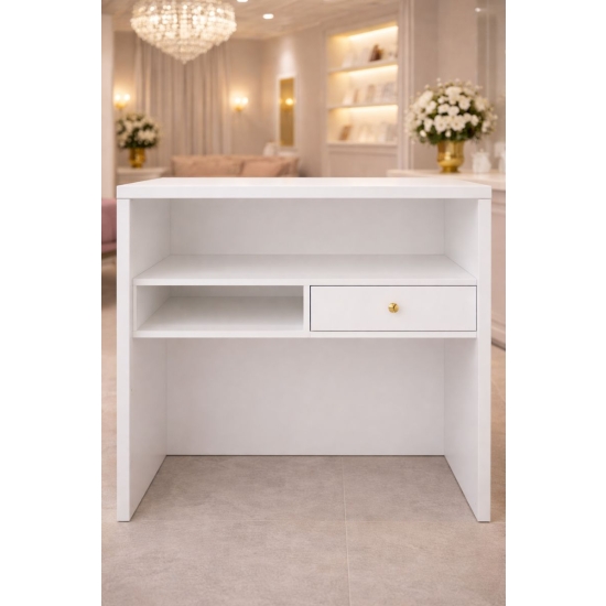 Lada recepcyjna Recepcja Glamour Złote Lamele