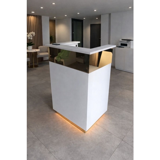 Mini lada recepcyjna Beauty Gold Złote Lustro 70cm